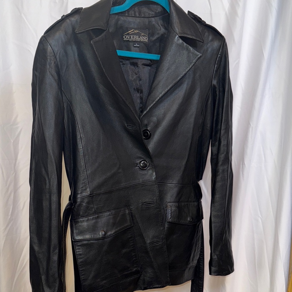 Black Leather Women's Jacket